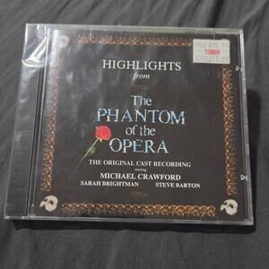 Vtg 1987 Highlights from The Phantom of the Opera The Original Cast Recording CD